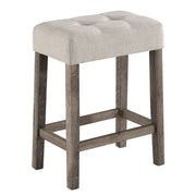 Oriana - 4 Piece Counter Height Pub Table Set With Tufted Stools - R&R Furniture Gallery (Fountain Valley, CA)
