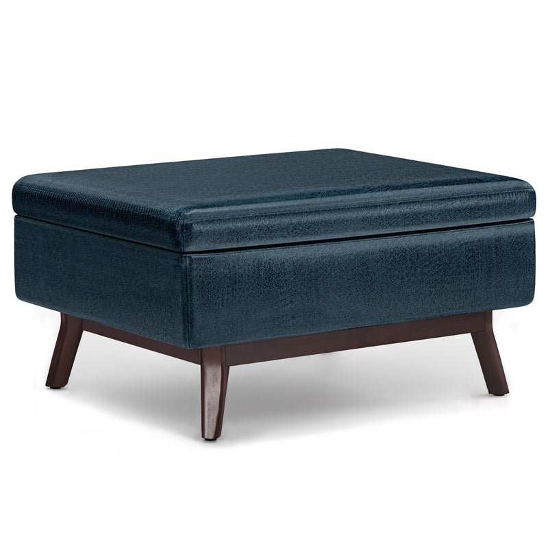 Owen - Upholstered Rectangular Storage Ottoman - R&R Furniture Gallery (Fountain Valley, CA)