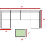 Seating Set With Cushions Handcrafted Wicker Design - R&R Furniture Gallery (Fountain Valley, CA)