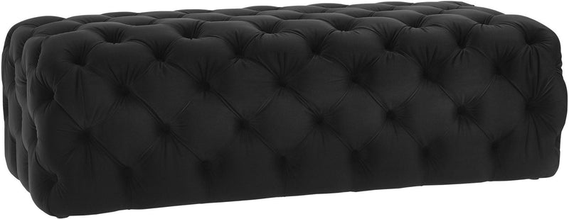 Kaylee - Velvet Ottoman - R&R Furniture Gallery (Fountain Valley, CA)