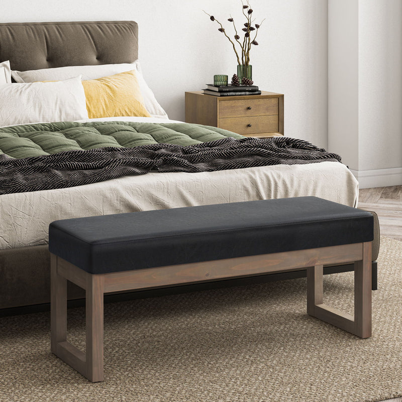 Milltown - Upholstered Ottoman Bench - R&R Furniture Gallery (Fountain Valley, CA)