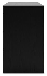 Finch - Six Drawer Dresser - 29'' Height - Black - R&R Furniture Gallery (Fountain Valley, CA)