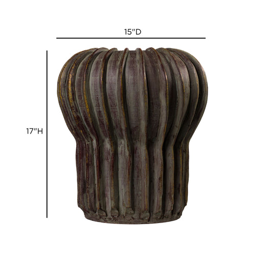 Visha - Terracotta Vase - Gray Green - R&R Furniture Gallery (Fountain Valley, CA)