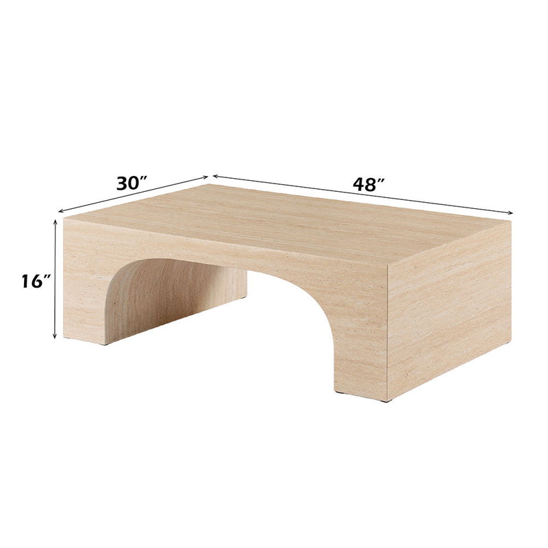 Inca - Coffee Table - Beige - R&R Furniture Gallery (Fountain Valley, CA)