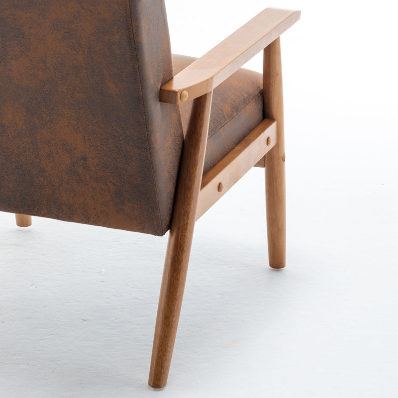 Wide Arm Chair - Light Brown - R&R Furniture Gallery (Fountain Valley, CA)