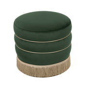Lakka - Velvet Ottoman - R&R Furniture Gallery (Fountain Valley, CA)