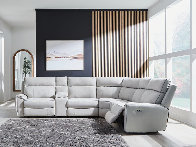 Social Pointe - Reclining Sectional - R&R Furniture Gallery (Fountain Valley, CA)