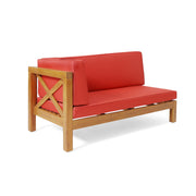 Brava - X Back Corner Bench With Coffee Table - R&R Furniture Gallery (Fountain Valley, CA)