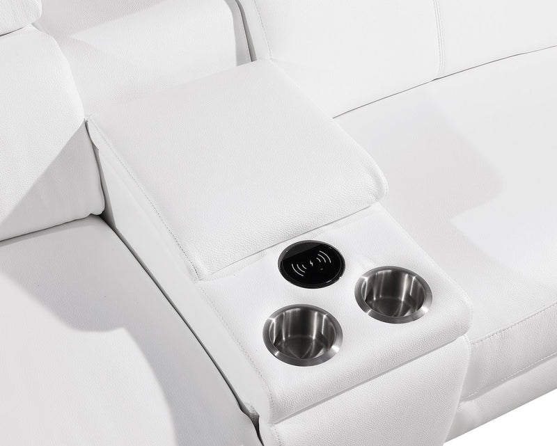 1246 - Modular Power Dual Reclining Sofa, Console Loveseat, And Chair Set With Power Headrests