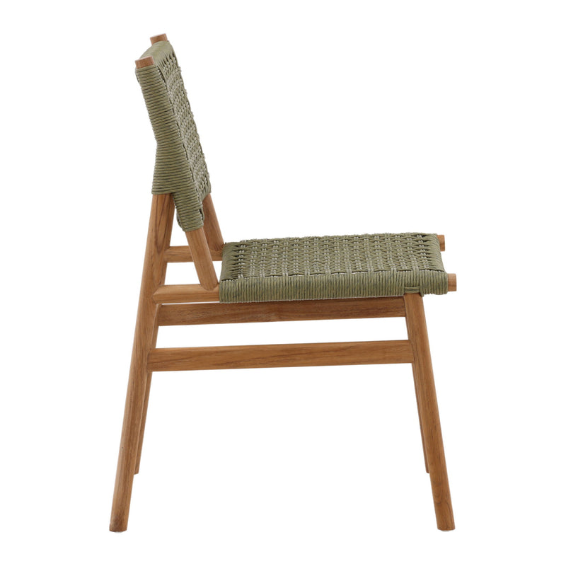 Francisca - Outdoor Dining Chair (Set of 2) - Green And Natural