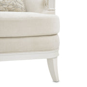La Marisia - Chenille Matching Chair - Tranquil / Creamy Pearl - R&R Furniture Gallery (Fountain Valley, CA)