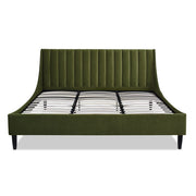 Aspen - Vertical Tufted Modern Headboard Platform Bed Set - R&R Furniture Gallery (Fountain Valley, CA)