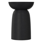 Boyd - Ribbed Accent Table - Black - R&R Furniture Gallery (Fountain Valley, CA)