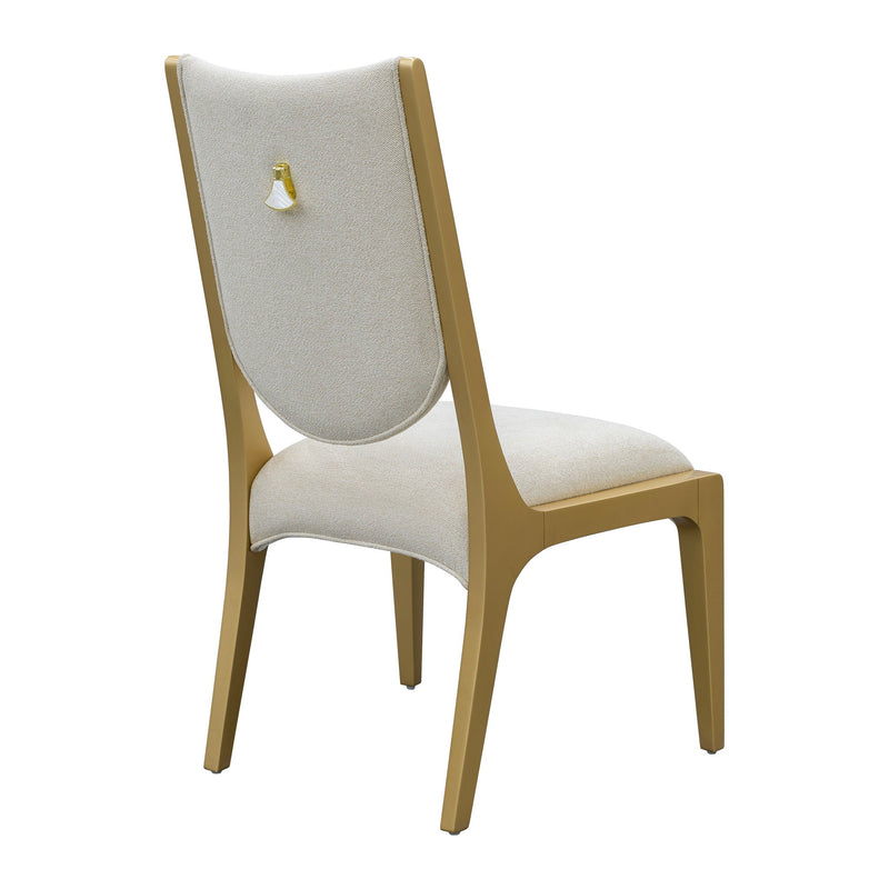 Scotts Square - Dining Side Chair (Set of 2) - Light Champagne - R&R Furniture Gallery (Fountain Valley, CA)