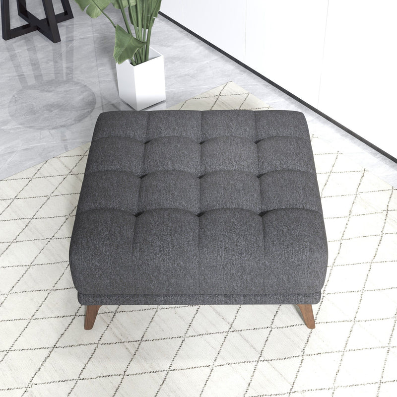 Addison - Square Upholstered Ottoman - R&R Furniture Gallery (Fountain Valley, CA)