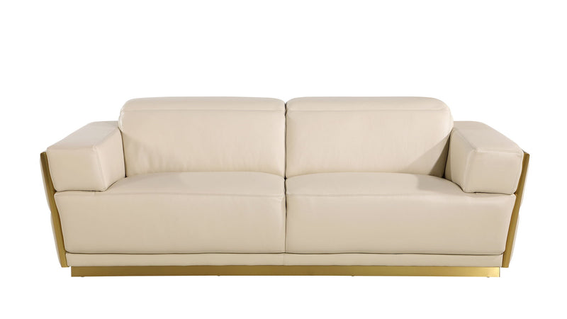 1111 - Leather Sofa - R&R Furniture Gallery (Fountain Valley, CA)