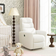 Bloomy - High Back Power Recliner Motion Chair - Chiffon White - R&R Furniture Gallery (Fountain Valley, CA)