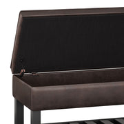 Cosmopolitan - Storage Ottoman Bench With Open Bottom - R&R Furniture Gallery (Fountain Valley, CA)