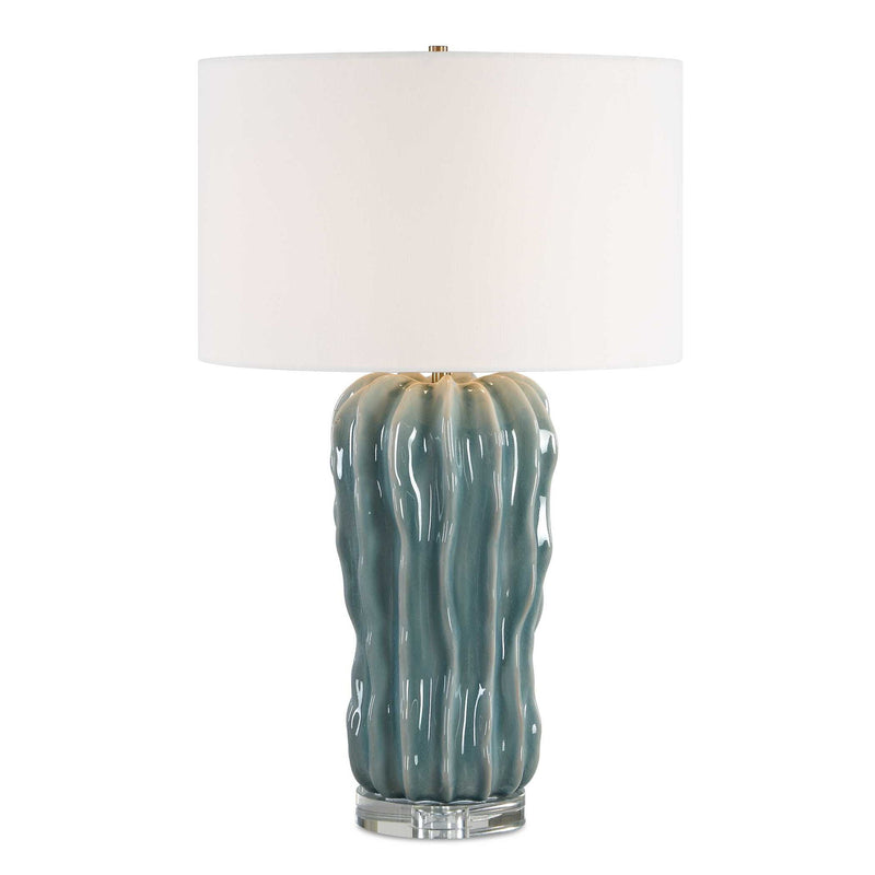 Niese - Glaze Table Lamp - Light Blue