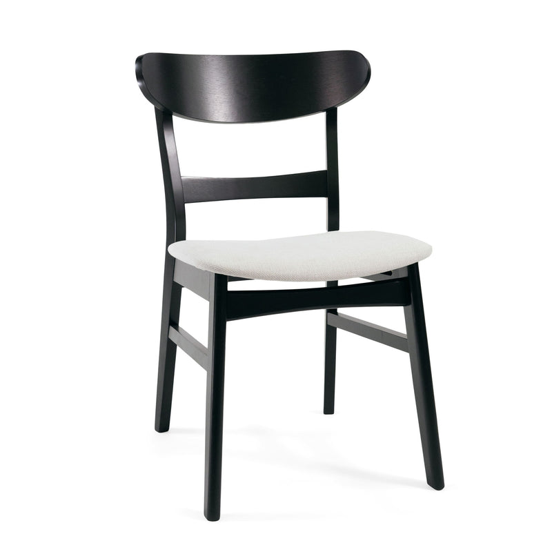Mid Century Dining Chairs With Cushioned Seats And Wood Frame (Set of 2) - R&R Furniture Gallery (Fountain Valley, CA)
