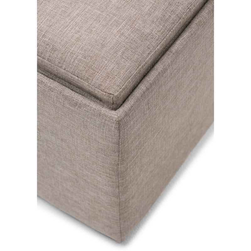 Avalon - Square Coffee Table, Storage Ottoman - R&R Furniture Gallery (Fountain Valley, CA)