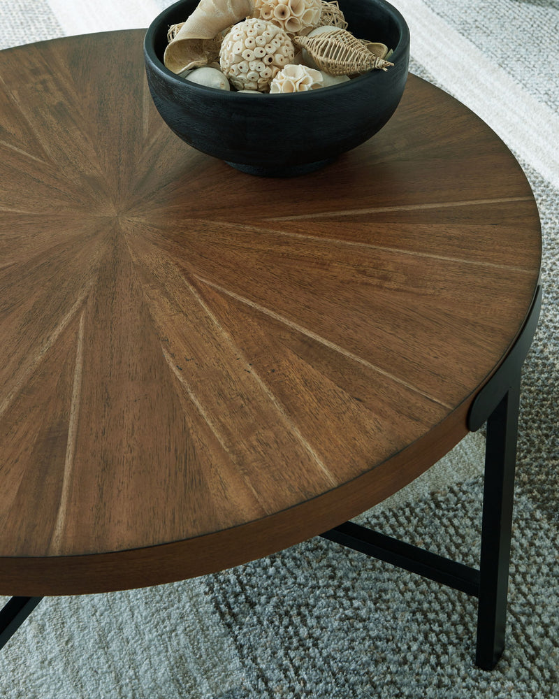 Crosstrail - Occasional Table Set (Set of 3) - Brown - R&R Furniture Gallery (Fountain Valley, CA)