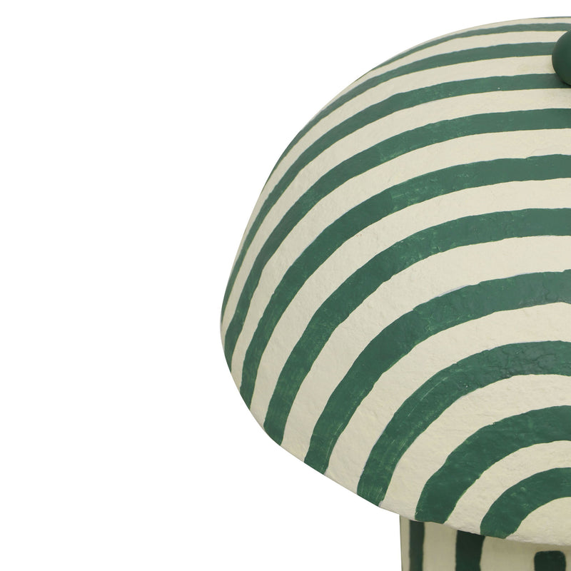 Maiori - Striped Papier Mache Table Lamp - R&R Furniture Gallery (Fountain Valley, CA)