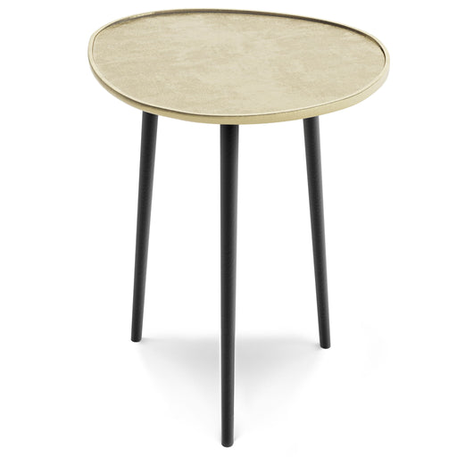 Tanner - Metal Side Table - Gold - R&R Furniture Gallery (Fountain Valley, CA)
