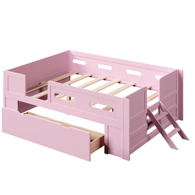 Platform Bed With Guardrail And Drawer - R&R Furniture Gallery (Fountain Valley, CA)