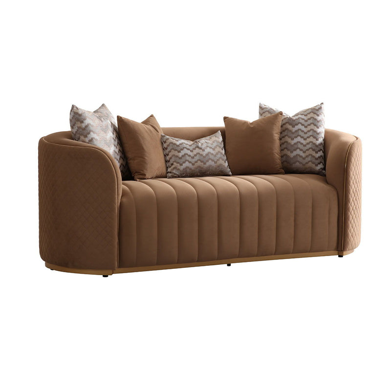 Ariana - Velvet Loveseat - R&R Furniture Gallery (Fountain Valley, CA)
