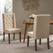 Sophisticated Tufted Dining Chair With High Back Design - R&R Furniture Gallery (Fountain Valley, CA)