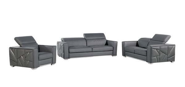 1120 - Leather Living Room Set