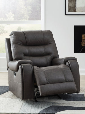 Femley - Rocker Recliner - Smoke - R&R Furniture Gallery (Fountain Valley, CA)
