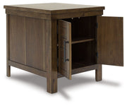 Moriville - Rectangular End Table - Grayish Brown - R&R Furniture Gallery (Fountain Valley, CA)
