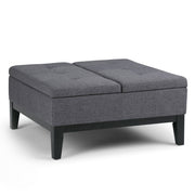 Dover - Multifunctional Lift Top Coffee Table Storage Ottoman - R&R Furniture Gallery (Fountain Valley, CA)