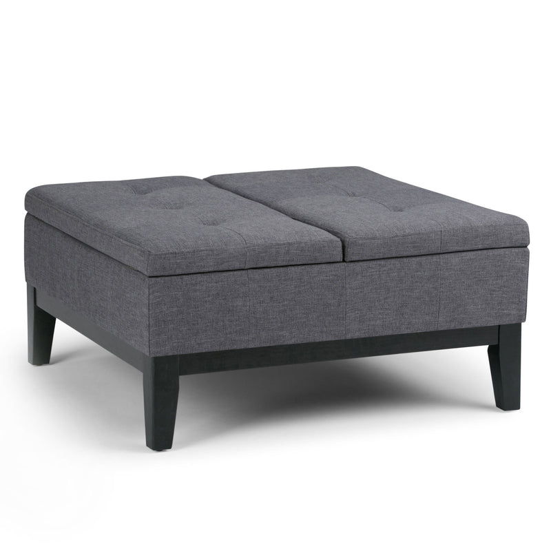 Dover - Multifunctional Lift Top Coffee Table Storage Ottoman - R&R Furniture Gallery (Fountain Valley, CA)