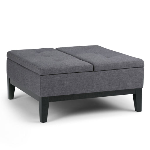 Dover - Multifunctional Lift Top Coffee Table Storage Ottoman - R&R Furniture Gallery (Fountain Valley, CA)