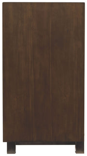 Starmore - XL TV Stand w/Fireplace Option - Brown - R&R Furniture Gallery (Fountain Valley, CA)