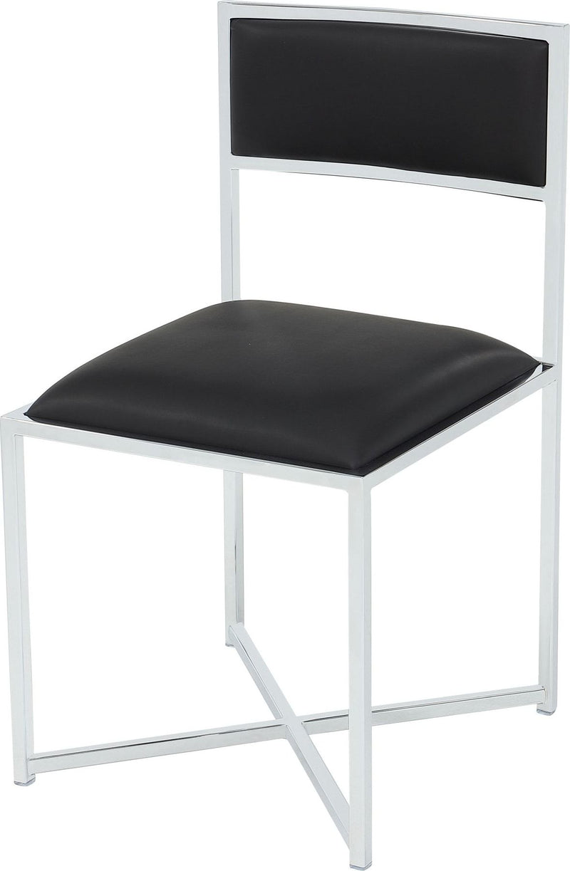 Amalfi X Base Chair -Soot/Chrm