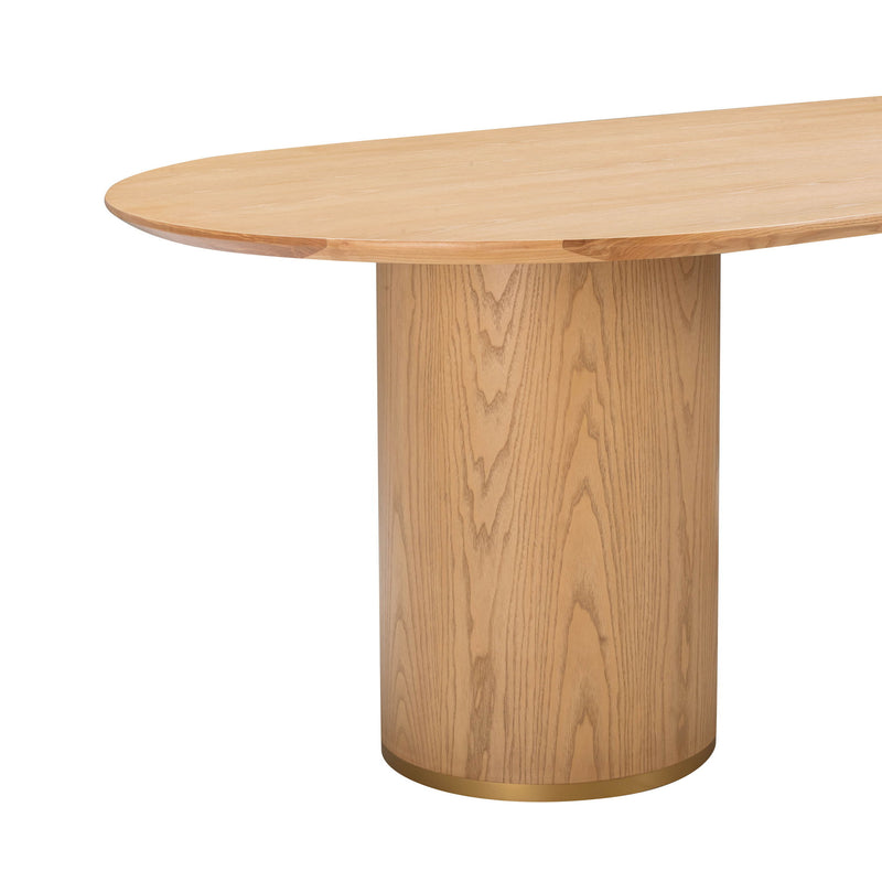 Brandy - Oval Dining Table - Natural - R&R Furniture Gallery (Fountain Valley, CA)