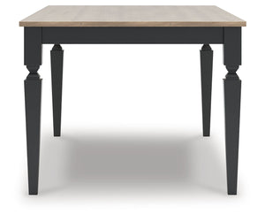 Brenkerton - Rectangular Dining Room Table - Grayish Brown / Black - R&R Furniture Gallery (Fountain Valley, CA)