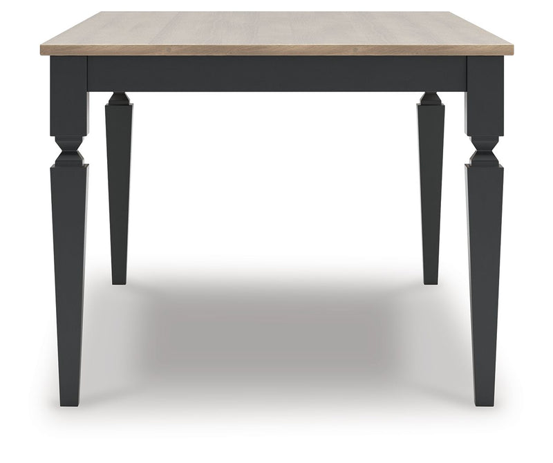 Brenkerton - Rectangular Dining Room Table - Grayish Brown / Black - R&R Furniture Gallery (Fountain Valley, CA)