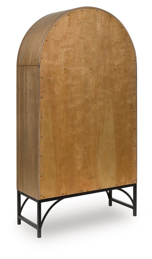 Gwenwich - Accent Cabinet - Natural / Black - R&R Furniture Gallery (Fountain Valley, CA)