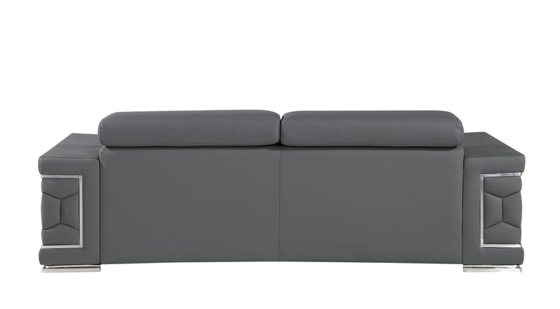 296 - Leather Sofa - R&R Furniture Gallery (Fountain Valley, CA)