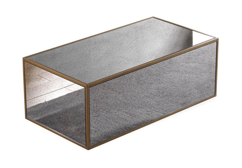 Lana - Mirrored Coffee Table - R&R Furniture Gallery (Fountain Valley, CA)