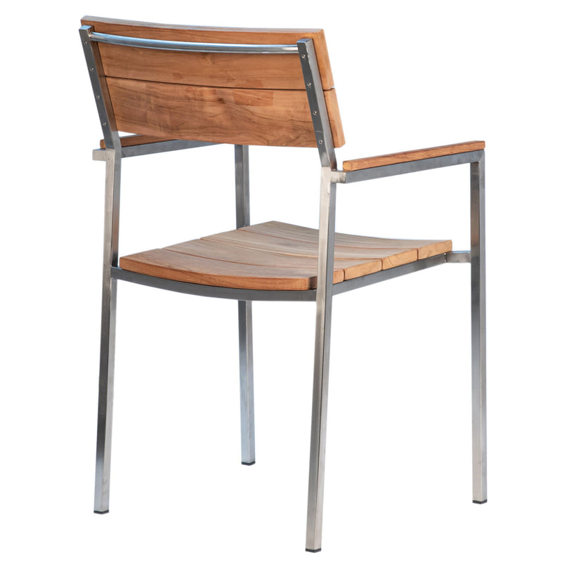 Herbert - Outdoor Dining Chair - Natural Rustic