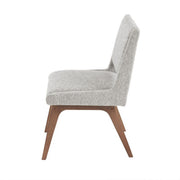 Boomerang - Dining Side Chair With Upholstered Cushions (Set of 2) - Light Gray - R&R Furniture Gallery (Fountain Valley, CA)