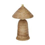 Coco - Coconut Fiber Pointed Table Lamp - Natural - R&R Furniture Gallery (Fountain Valley, CA)