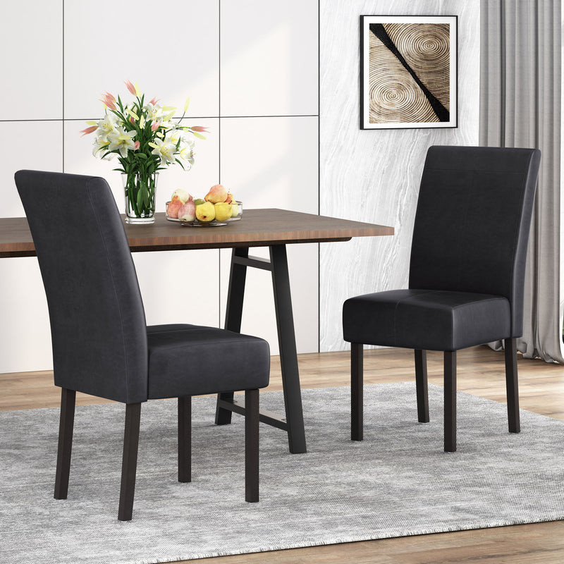 Pertica - Dining Upholstered Armless Chairs (Set of 2) - R&R Furniture Gallery (Fountain Valley, CA)