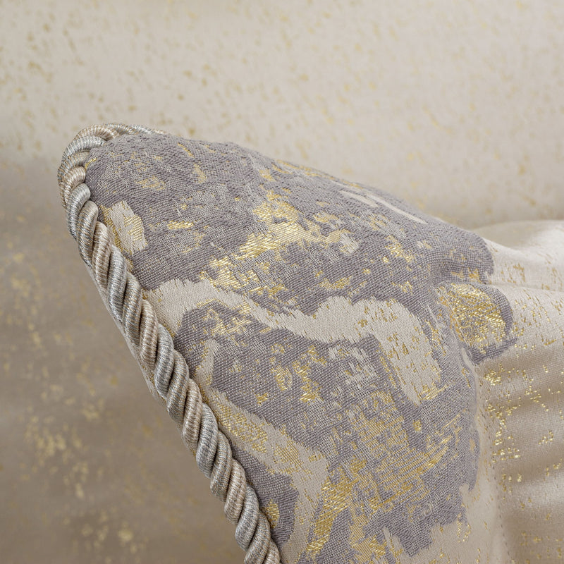 Bennett - 9-Piece Queen Comforter Set - Champagne - R&R Furniture Gallery (Fountain Valley, CA)